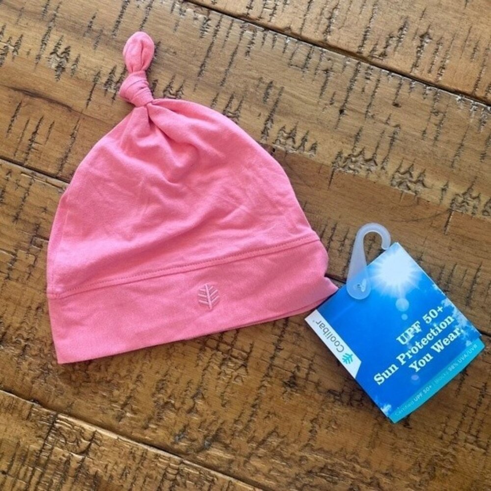 NWT Baby Coolibar Sun Protection UPF 50+ Hat Pink - One Size
